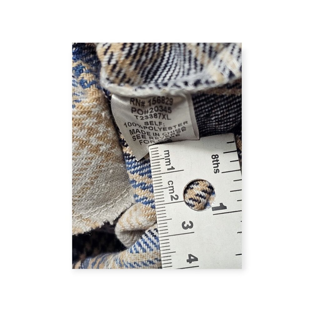 White Birch Plaid Button Down Shacket Women's Sma… - image 7